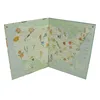 Custom Quarters 1999-2009 Coin Collector Paper Board World Map Holder Folder With Metal Parts