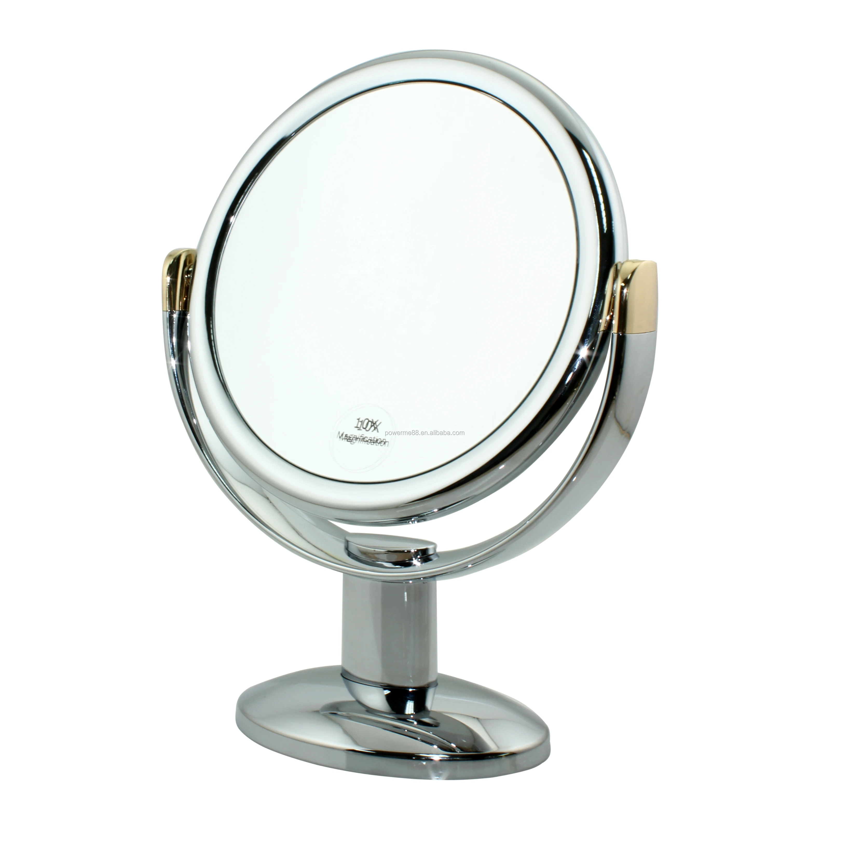 Fashion Fancy Tabletop Plastic Vanity Mirror Desktop Makeup Mirror