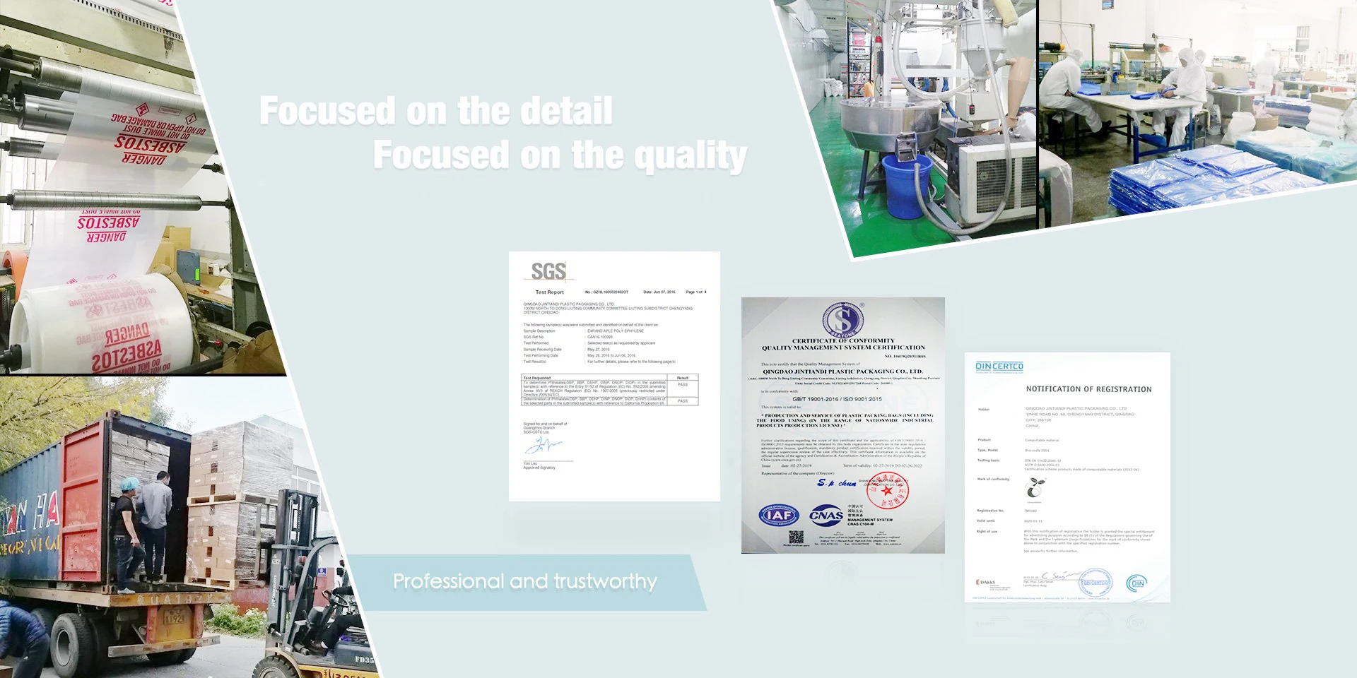 Clear Ldpe Poly Bag With Suffocation Warning Printed And Air Holes T