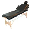 4 section folding solid wood massage table for sale