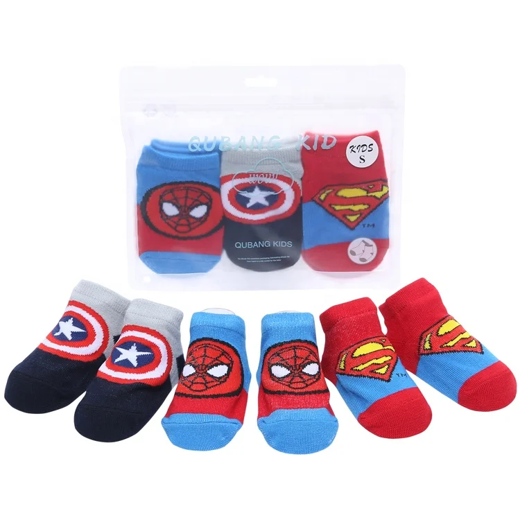 

cartoon animal printed mixed non slip baby cotton socks