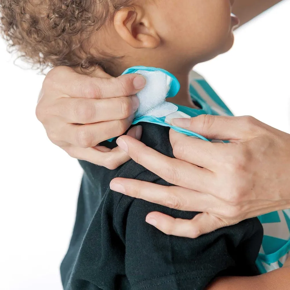 Waterproof Baby Bib For 624m Lightweight Polyester Washable Bib With