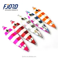 

FJORD 60g80g100g150g200g250g300g top quality fluorescent lead metal fishing slow pitch jigging lure