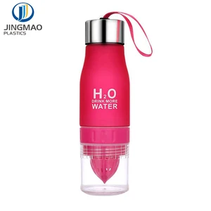 Image of 700Ml Outdoor Running Camping Drinkware H2O Plastic Bottles Portable Sport Lemon Water Bottle