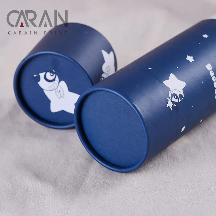 
Rigid cardboard color printing chapstick packaging paper mailing tube 