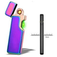 

JL-807Jinlun electric plasma lighter usb charged double X arc pulse lighter windproof rechargeable lighter
