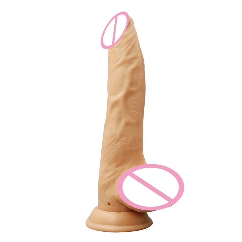 
China Realistic Dildo Liquid Silicone Safe Soft Material Dildo Real Feeling Penis Dildo for Women Huge Cock Sex Toys for Couple 