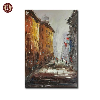 Beste Paletmes Cityscape New York Straat Schilderen - Buy New York AM-26