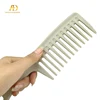 Professional salon plastic black wide tooth hair comb