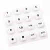 Custom translucent LED silicone rubber push buttons for MIDI controller keyboard