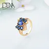 DTINA Stylish Commitment Gem stoneLady's little finger ring for women