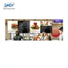 Digital Advertising Lcd Display Menu Board, Retail Supermarket Shelf Video Wifi Display Screens Bluetooth
