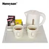 Hotel Appliance Electronic Best Trade Assurance Water Heater Plastic Electric Kettle Tray Set