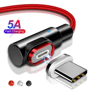 Magnetic 5A USB Type C Fast Charger Sync Cable