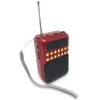NEW design portable mini usb fm radio speaker with clock digital song memory function