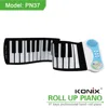 Flexible Kids 37Keys Piano With Silocone Material Handy Piano Children Gift And