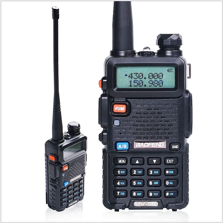 6X BAOFENG UV-5R Two Way Ham Radio Dual Band 136-174//400-520Mhz Walkie Talkie BE