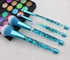 Drop shipping New generation 4pcs liquid crystal quicksand makeup brush