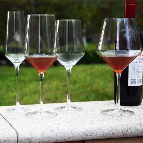 China Wholesale Goblet Wine Glass Cup Crystal Red Wine Glasses Set