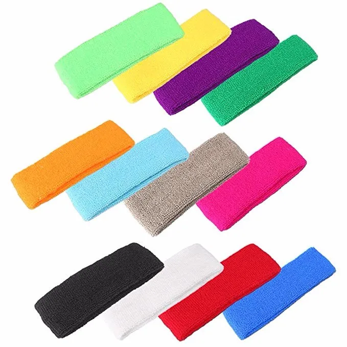 Wholesale Custom Athletic Cotton Sweatband Towelling Terry Cloth ...