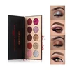 2018 New Style 10 Pigment Colors Cardboard Matte And Glitter 2 IN 1 Private Label Eyeshadow Palette Welcome Customized