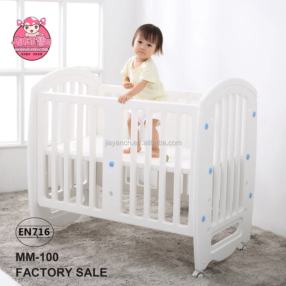 oak baby cot