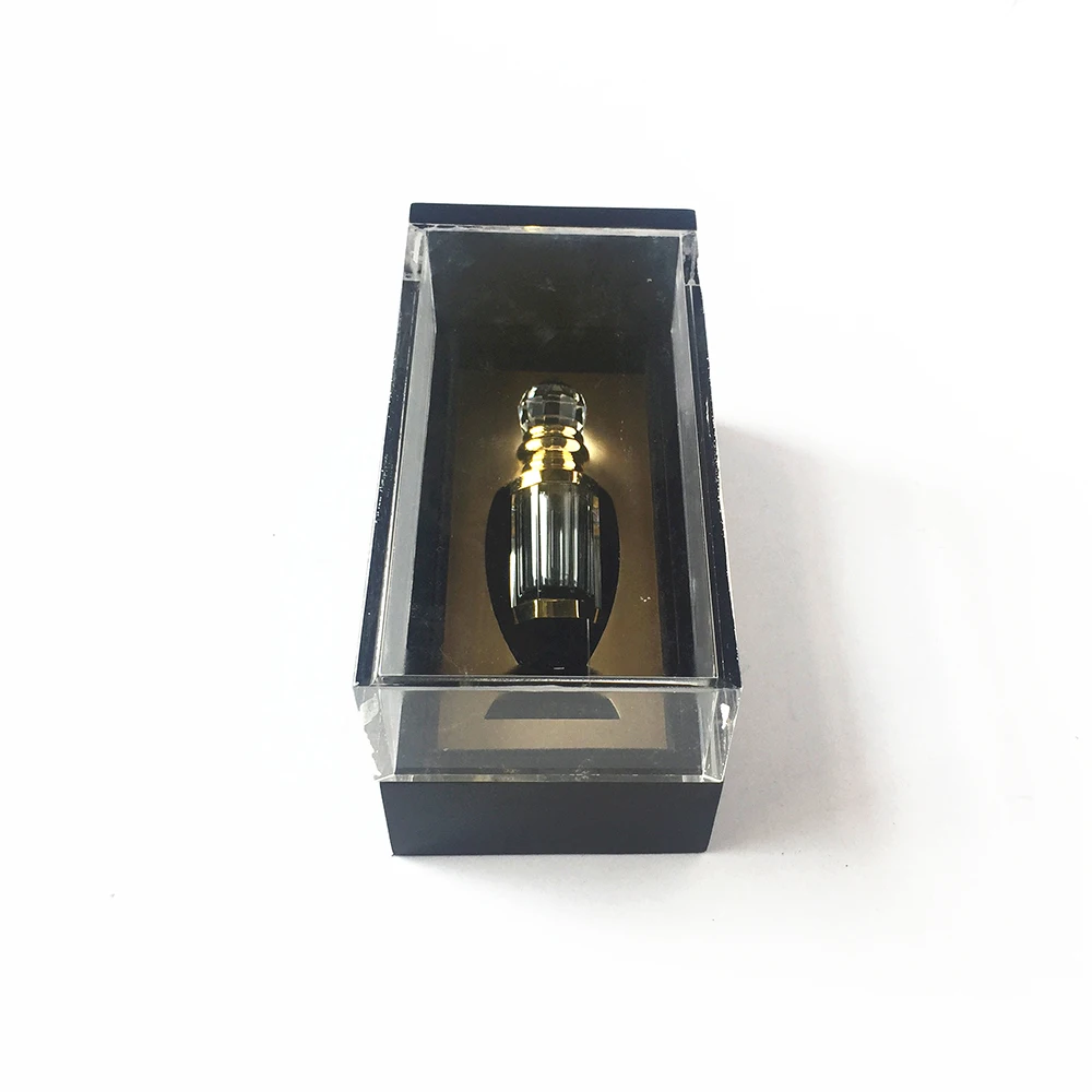 Professional Custom Wood Glass Lid Luxury Unique Design Perfume Box