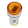 22mm CE LED mini Digital Display HZ Hertz Frequency Meter Indicator lamp Combo Measuring Rang AC 0-99Hz