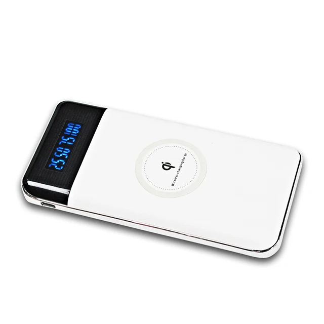 

New Arrival Portable Slim 20000mah Power Bank Qi Fast Charging Wireless Charger Powerbank