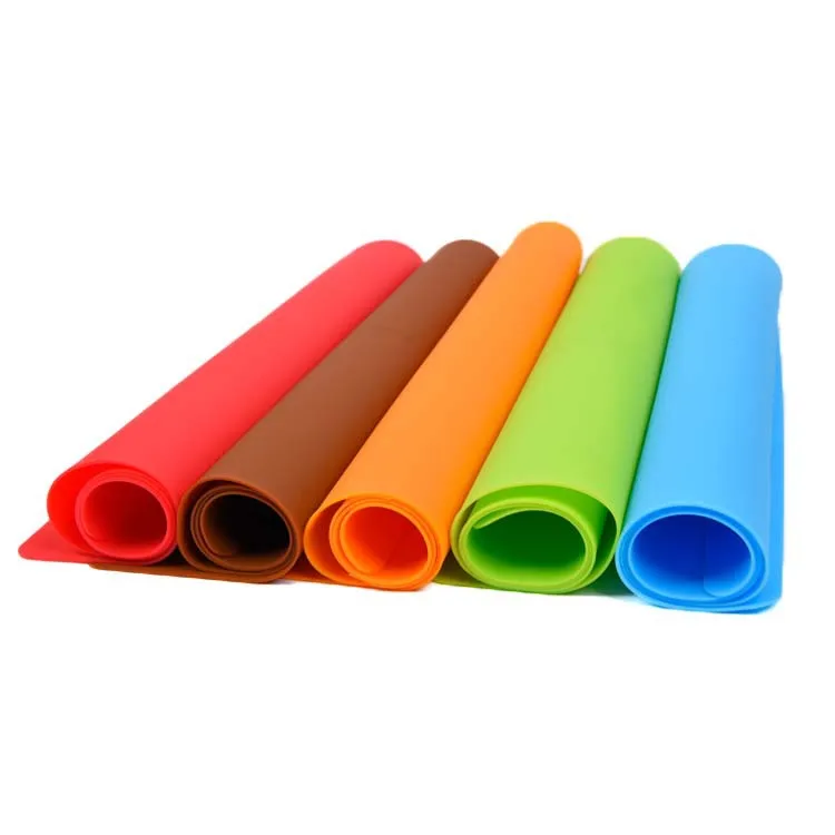 Large Blue Silicone Placemat Dining Plate Mat For Kids Toddlers Baby