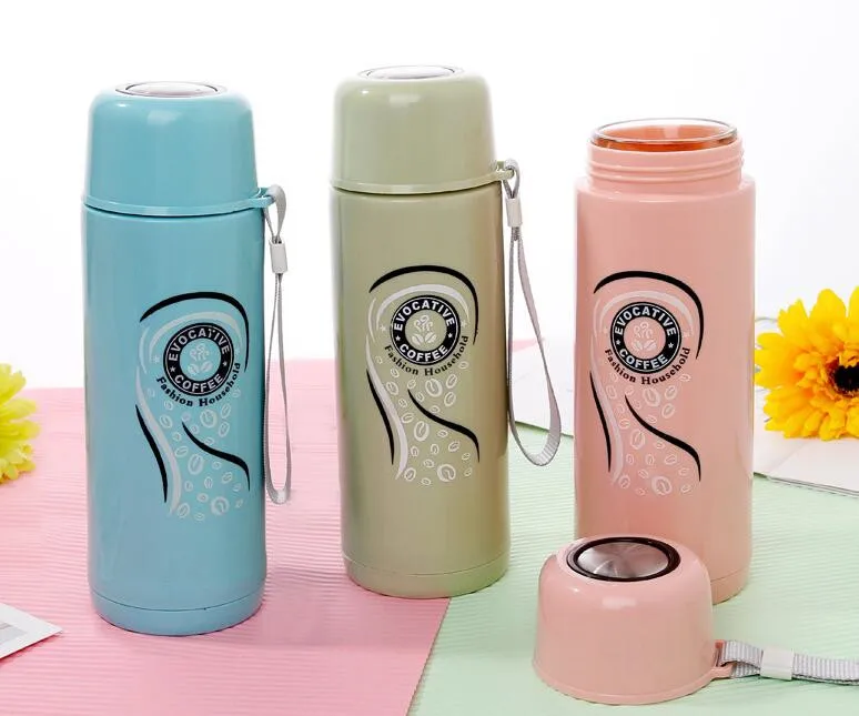 High Quality Glass Thermos Vacuum Flask,Portable Thermos Glass Bottle
