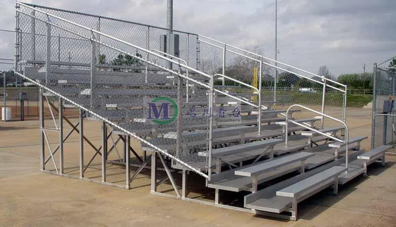 
2021 MC-7F handball stadium chair metal bleacher outdoor bleacher sports Aluminum bleachers 