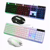 Offered computer accessories colored backlit gaming mechanical keyboard and mouse combos set connected PS2 or USB