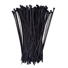 UV Resistant Plastic Cable Wire Ties Black & White 100 PCS