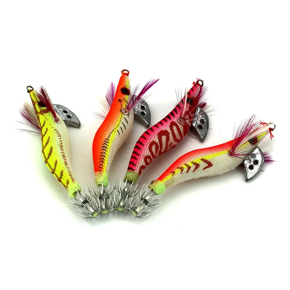 Wholesale 2.0 Deep Fishing Lure 80mm 13g Luminous Squid Jig Fishing