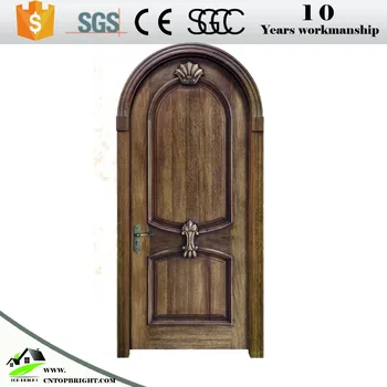 Qatar Solid Wood Door Arch Mahogany Double Entry Door Buy