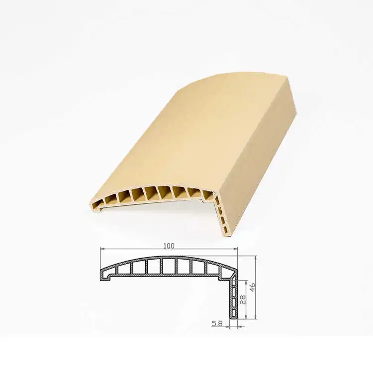 
Promotion Sale wood plastic composite wpc waterproof door frame architrave /frame line /accesory 