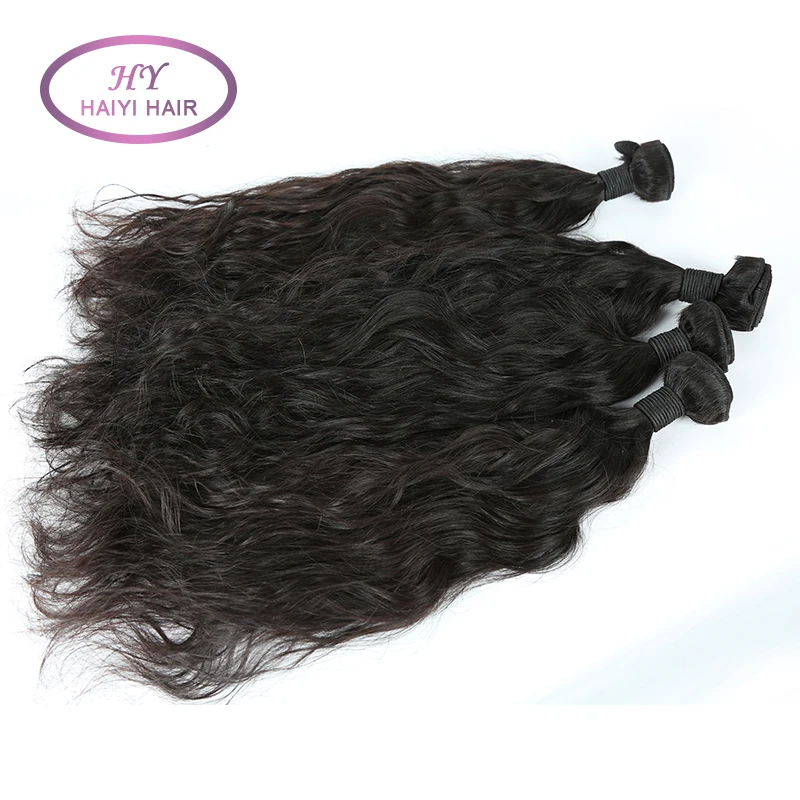 

2023 Bundle hair vendors Indian hair cuticle aligned virgin Natural Wavy hair extension