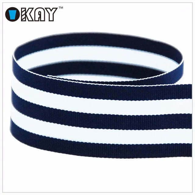 Black And White Striped Ribbon Wholesale Double Sided - Buy Black And ...