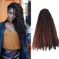 

18'' Synthetic Faux Locks Dreadlocks Hair Extension, 18 Strands/Pack dread fauxlocs havana mambo Crochet Braid Hair