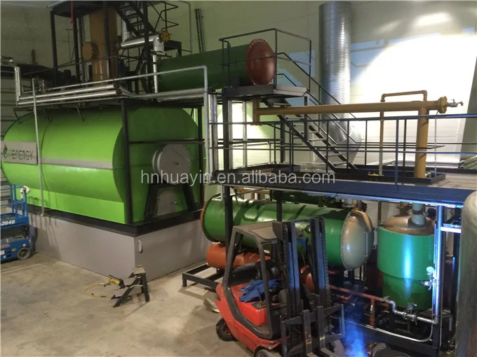 Small Industrial Waste Black Engine Oil Recycling To Diesel Plant Used