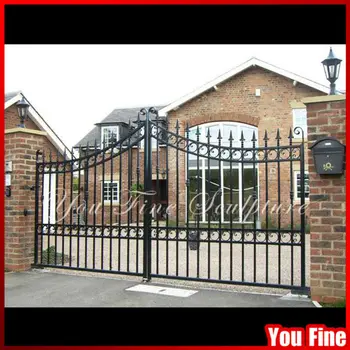 Main Wrought Iron Gate Design For Home - Buy Main Wrought Iron Gate