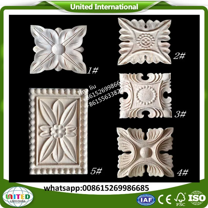 CNC wood parts carving rosettes