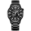 BREAK 5109 Men'S Fashion Stainless Steel Quartz Analog Watch Auto Date Luminous Pointer