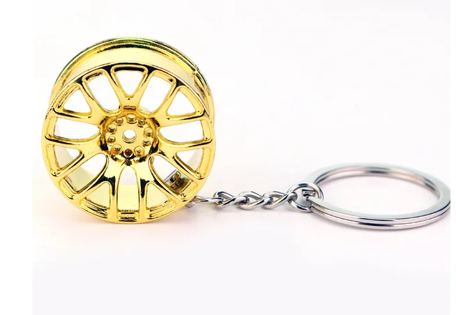 Car Modified hub Model Creative key Ring Wheel Rim Keyring keychain Gift gift 