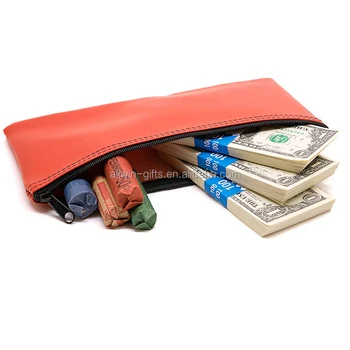 Promotion Custom Zipper Utility Bank Deposit Bag For Cash Coins - Buy Utility Bank Deposit Bag ...