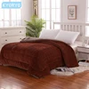 Corduroy quilt for cold winter striped velvet comforter