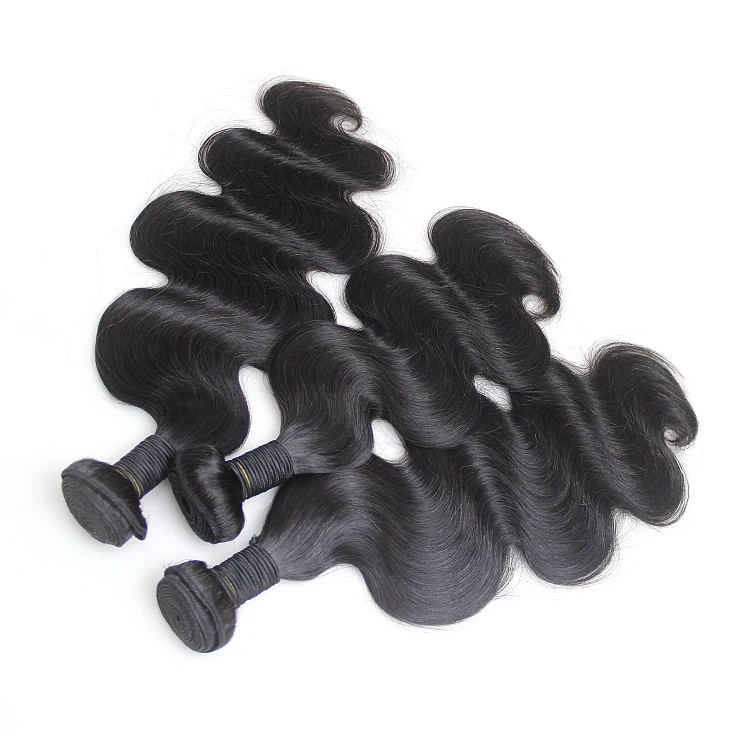 

Wholesale cuticle aligned hair 100% virgin brazilian bodywave hair extension, Natural color