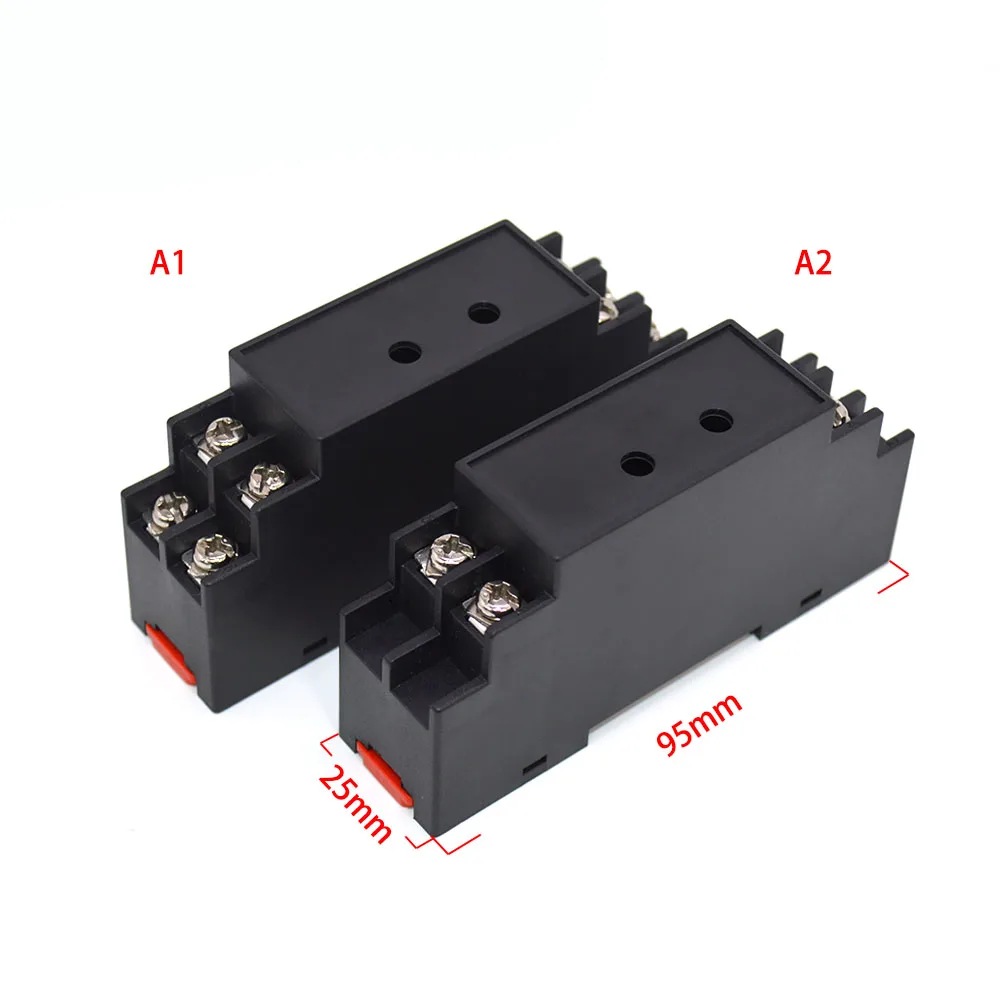 

95*41*25mm good quality szomk din rail box plc electrical connector electronic instrument enclosure