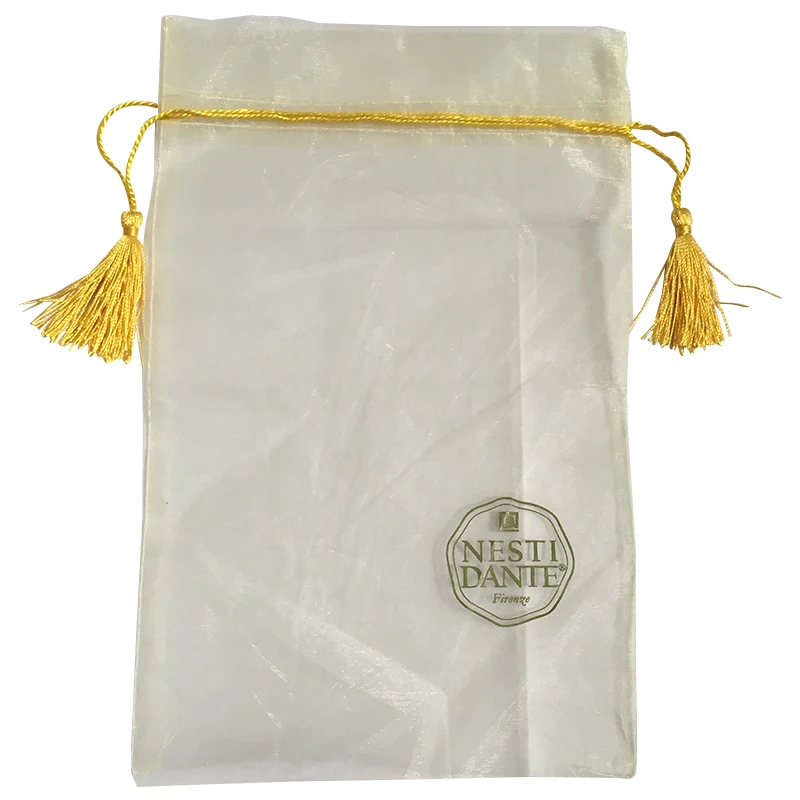 Custom Printed Large Organza Bag With Tassel Wine Bags Personalized Product On Alibaba